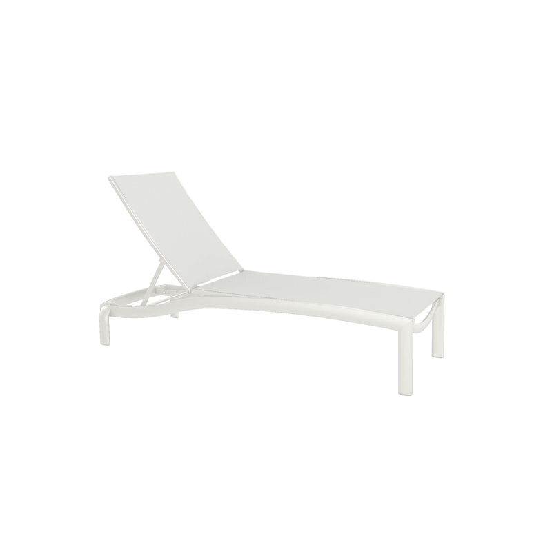 Kor Outdoor Chaise Lounge, Shell, Bogota