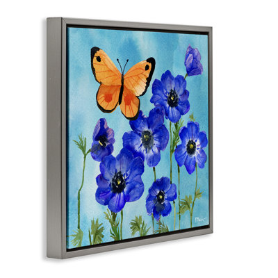Cadre flottant Poetic Monarch Butterfly, design par Paul Brent
