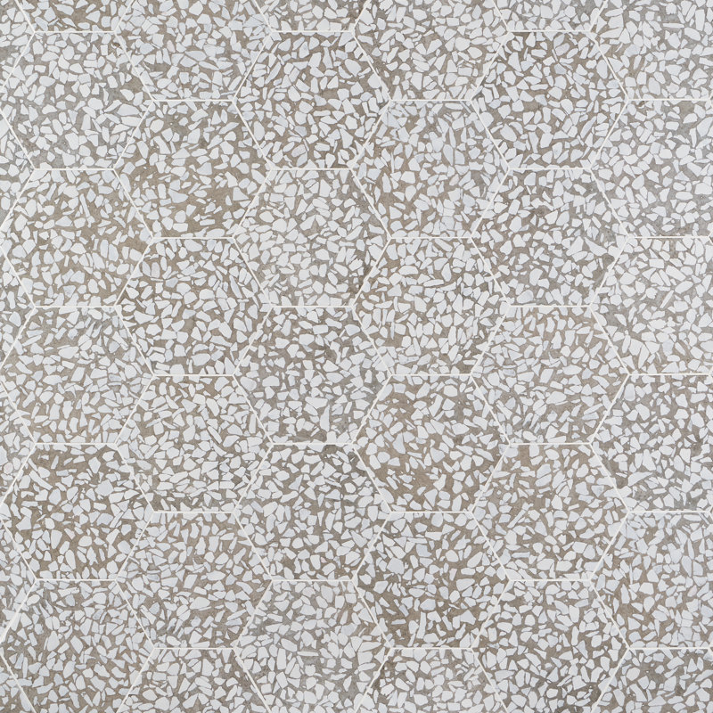 Jurassic Hex 9" Terrazzo Look Porcelain Floor & Wall Tile (8.07 Sq. Ft. / Case), Grigio