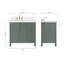 Ensemble de meuble-lavabo simple 36 po avec plateau en quartz Amariani-1549778284