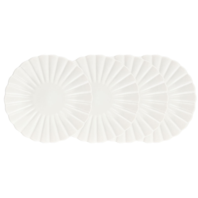 Assiette à salade Canvas Home Lafayette, Blanc