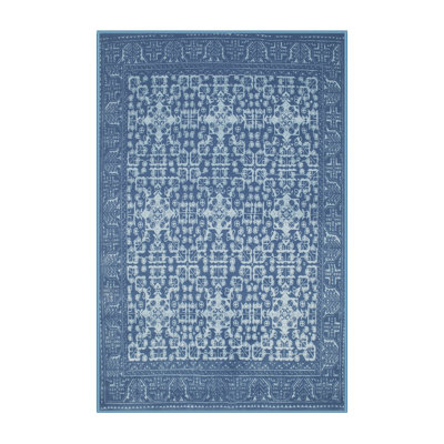 Tapis bleu