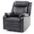 Contemporary Black Padded Recliner Chair-1093642461-1093642460