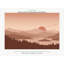 Misty Earth Tone Mountains Wallpaper Mural, Peel and Stick Kids Room Wall Mural, Layered Silhouette Landscape Nursery Wallpaper-1440411757