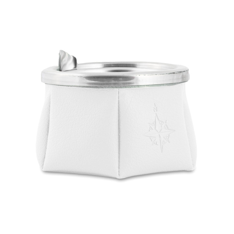 Cendrier coupe-vent, Blanc