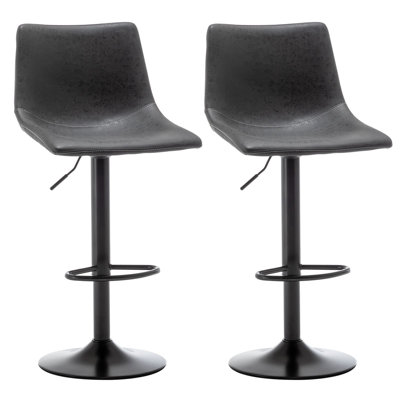 Tabouret de bar pivotant à dossier classique Classic (ensemble de 2)