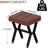 Living Room & Bedroom, Small Rectangular Stool, Soft Cushion For Comfort, Versatile Storage Solution