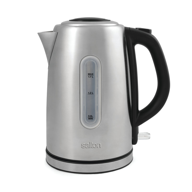Salton 1.8 Qt. Stainless Steel Electric Tea Kettle