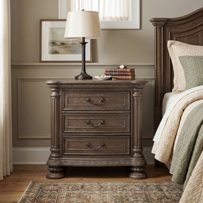 Jadaya 30'' W Solid Wood Nightstand
