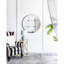 Miroir mural rond de 36 po en verre antique - un ajout charmant à la salle de bain, au vestibule, à la console de style traditionnel, parfait pour le vestibule et le foyer
