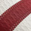 Ensemble de 2 housses de coussin en coton bohème de Noël 16 x 16 pouces contrastant / rouge, douces taies décoratives de style campagnard Housses de coussin rouges pour canapé-lit, salon, décoration intérieure