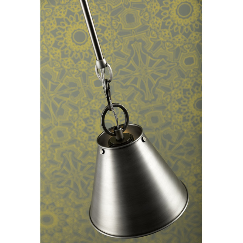 Altamont 1 - Light Pendant, Historic Nickel, 9" H x 8" W x 8" D