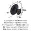 Poignée d'armoire Inspirations - paquet de 10-111778242-111778243