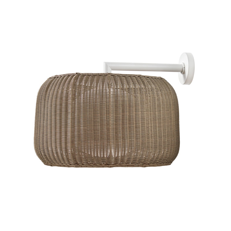 Fora 2 - Light Armed Sconce, Natural White, Light Beige, No