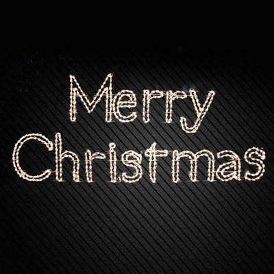 Sign LED Merry Christmas 18 ft