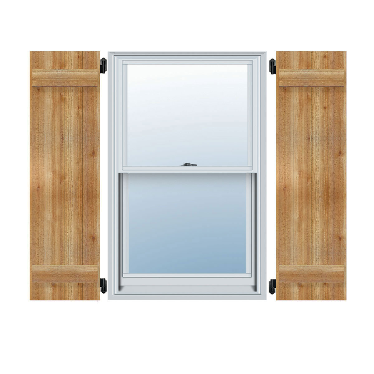 Ekena Millwork TimberCraft 5 3/8" Boards Joined Board-n-Batten Shutters ...