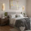 20" LED Wallchiere Dimmable Wall Sconce With Faux Alabaster Shade-387065921-409654321