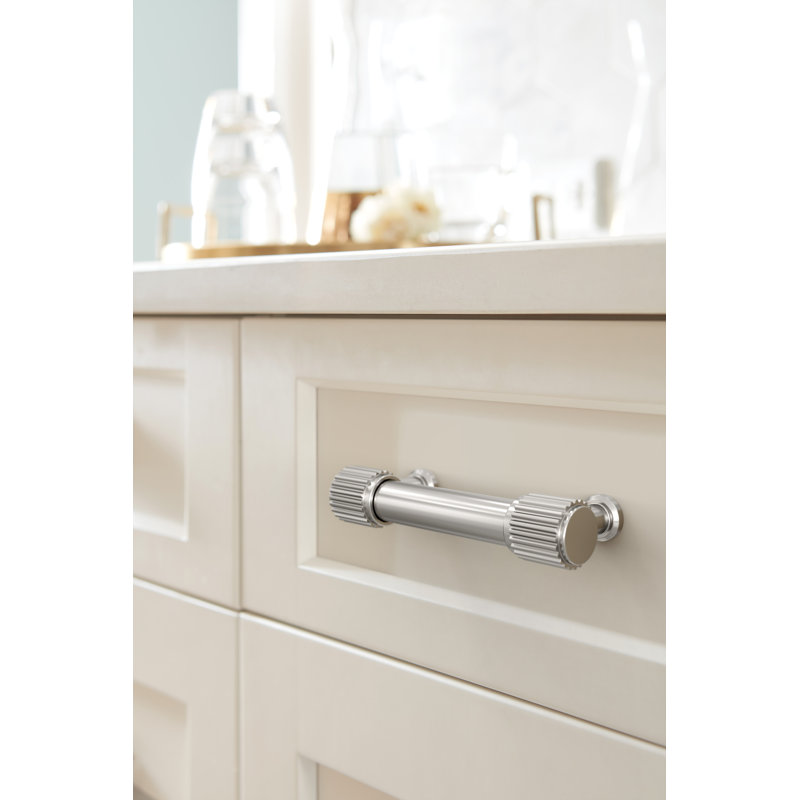 Poignée d'armoire Farewind, 3", Nickel poli