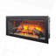 42"Infrared Electric Fireplace With Removable Trim Kit Insert-651441793