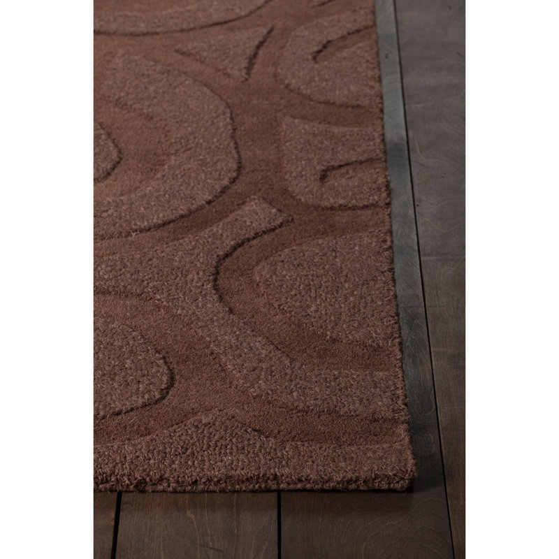Tapis d'intérieur moderne haut / bas touffeté à la main Worcester, 7 pi x 10 po