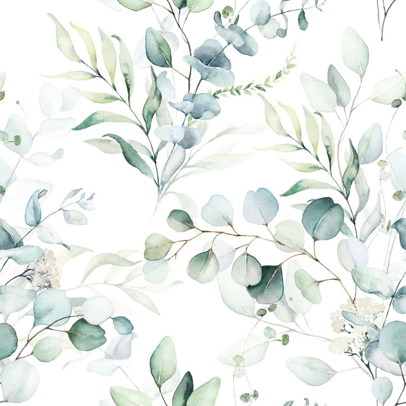 Rouleau de papier peint adhésif Godinez Louise Branches, 225 po x 25 po