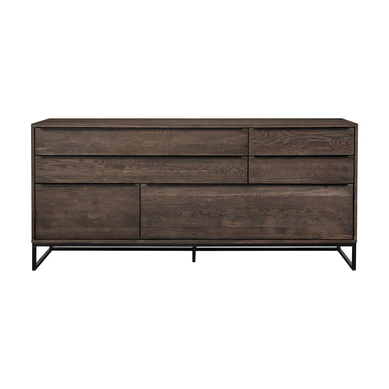72.6 " W Sideboard, Dark Brown