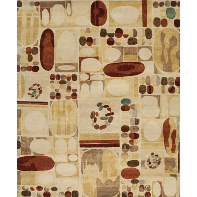Rex Ray One-of-a-Kind Rectangle 7'9" X 9'5" Hand Knotted Area Rug