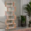Onasander Bookcase 6 Tier Display Stand Room Bookshelf Storage Drawers Divider
