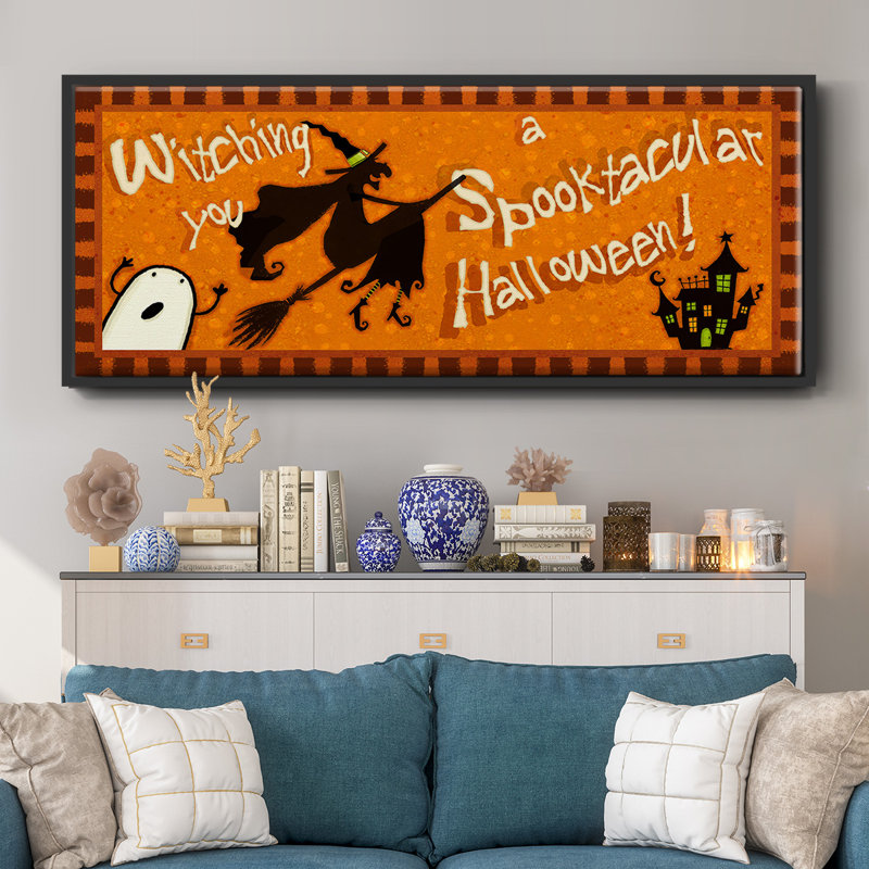 Spooktacular Collection D- Framed Canvas