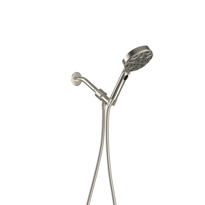 Pressure-Balanced Complete Shower System with Rough in-Valve, Brushed Nickel