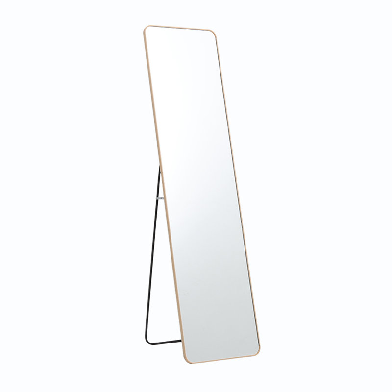 Rectangle Floor Mirror, Gold