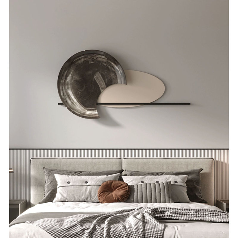 Luxury-Style Iron Artistic Wall Decor,  28.74" H x 55.12" W x 1.57" D