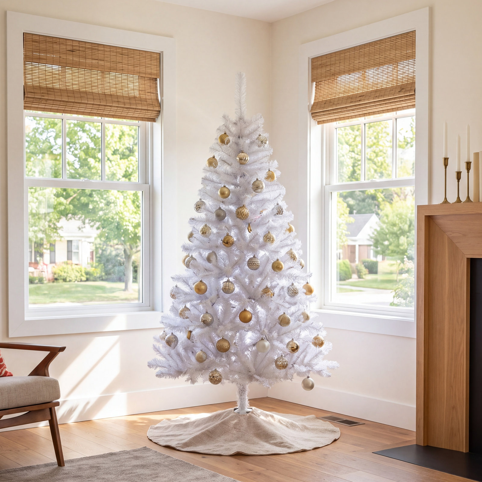 Artificial Pine Christmas Tree, 36" H