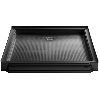 Base de douche 48 po x 48 po à simple seuil et drain au centre arrière Memoirs