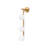 Elegant Bohemian Wall Lamp, Gold Finish, 23.6 x 9.8 inches | Durable Metal Body with Glass Cap, 2.4-inch Base Plate, 59-inch Height | Max 3 x G9 Socket (Bulb Not Included) | Perfect for Glam & Scandinavian Decor-2134925367