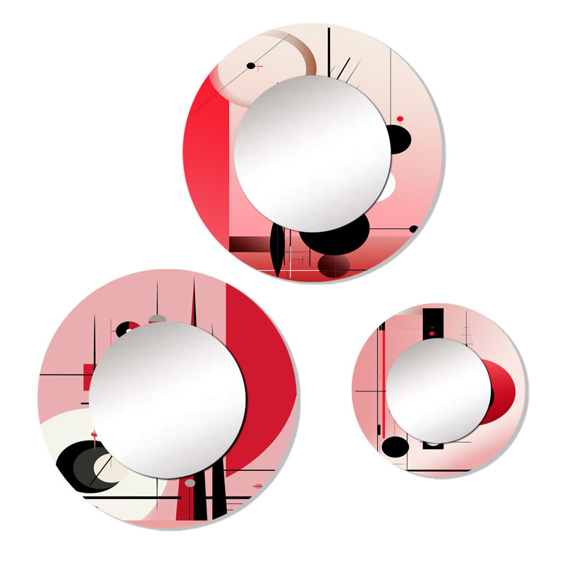 Eliyana Metal Round Mirror