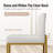 Chitara 24″ Upholstered Faux Leather Counter Stool for Kitchen Island & Bar (Set of 2)