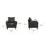 Fauteuil d'appoint confortable 34,65 po Danaysha-817087464