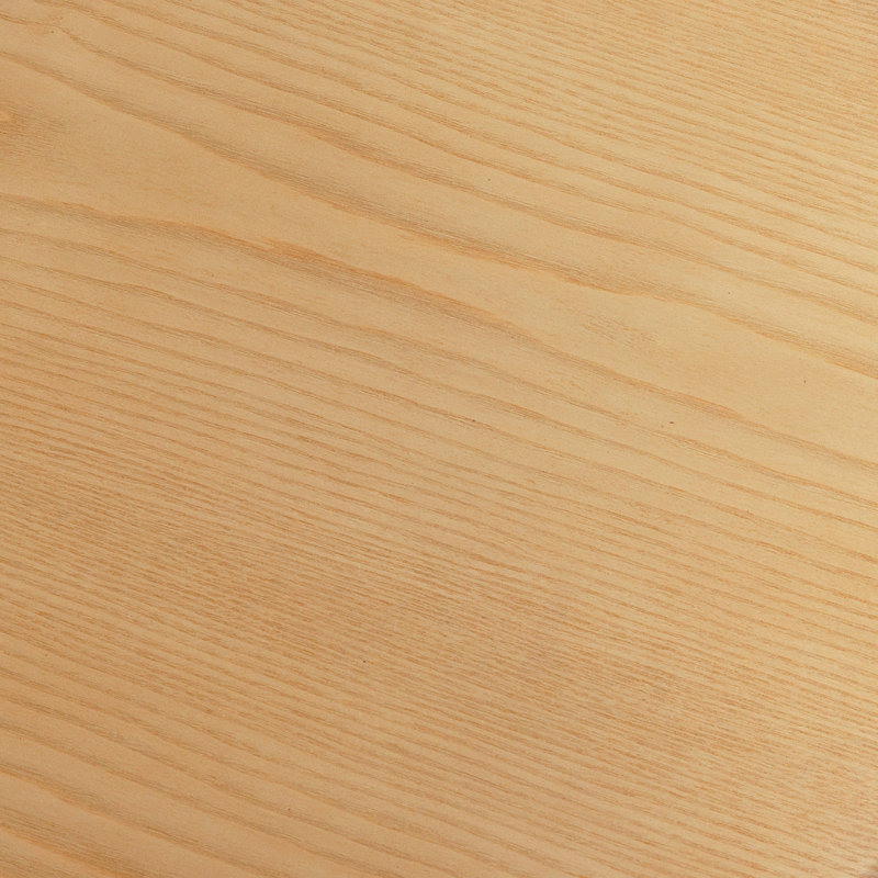 Table de bout ronde en bois massif, naturel