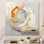 Abstract White Paint Spiral  III - Abstract Spirals Metal Wall Art