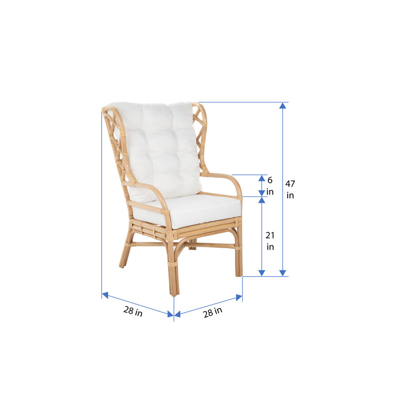 Alderson Upholstered Wingback Chair