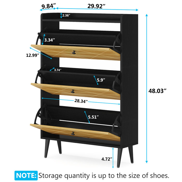 30 Pair Stackable Shoe Storage Cabinet Corrigan Studio