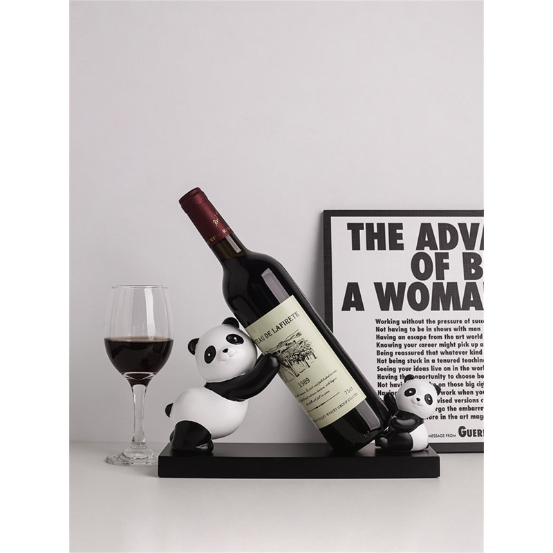 Kahmila Tabletop Wine Bottle Rack Black