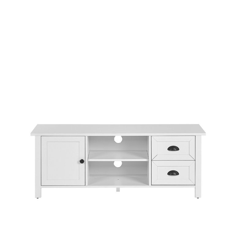 Bucyrus Unfinished TV Stand for TVs up to 55", White