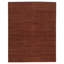 Smith Wool Geometric Area Rug in Rusty Red-72509187