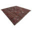 One-of-a-Kind Square 11'5" 1960s Area Rug in Navy Blue/Rust/Beige/Malibu