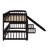 Twin Over Twin Bunk Bed With Fence-1243851746