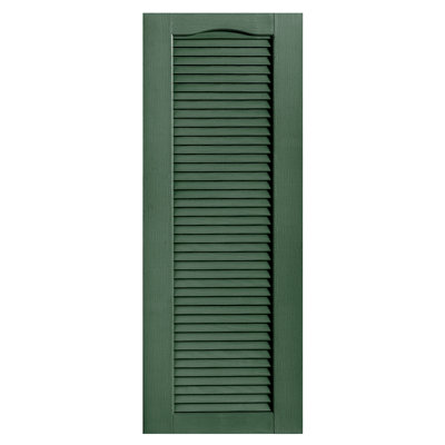 Cathedral Top Full-style Open Louver Shutters Pair