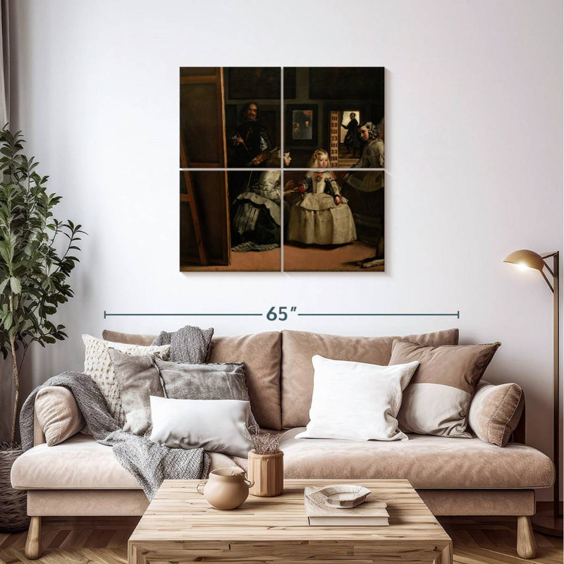 Leisha Las Meninas, H 38 po x l 38 po