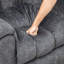 Emme 95cm Wide Velvet Lift Assist Standard Recliner with Massager-270568370
